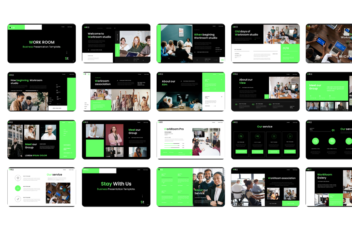 Work - Business Presentation, an UI Kit Template by Hammad Arif (Photo 2 of 3)