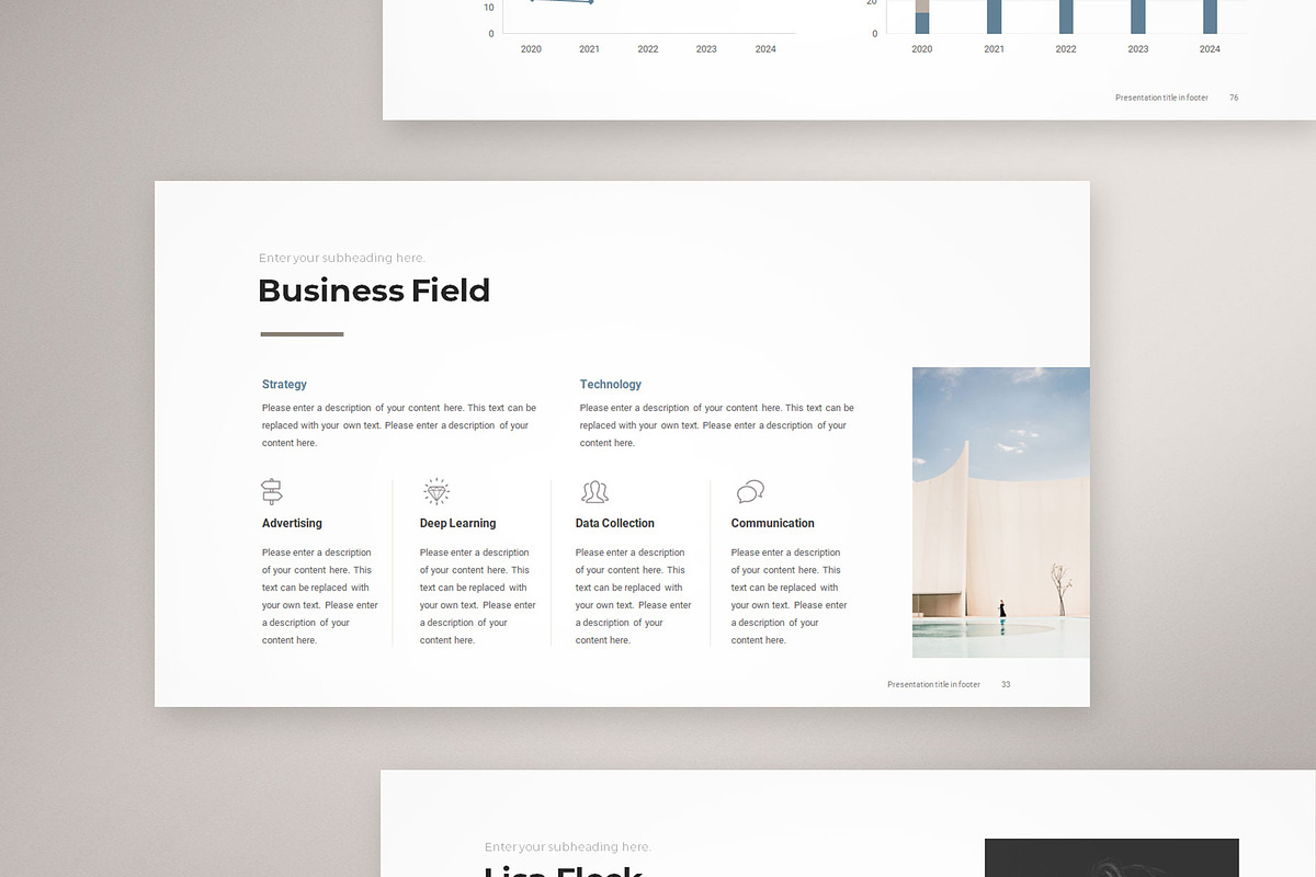 Company Profile PowerPoint Template, a Presentation Template by CreativityForest (Photo 3 of 14)