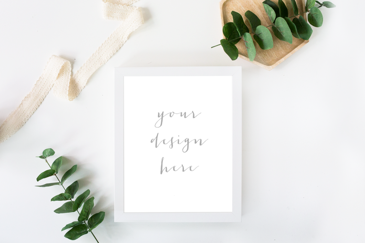 Empty Frame Styled Stock Image, a Print Template by daintydarling