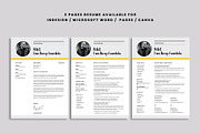 Modern Resume Template | Word, Canva, a Resume Template by Occy Design (Thumbnail 2 of 4)