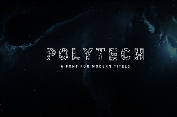 Polytech MODERN Font preview 6