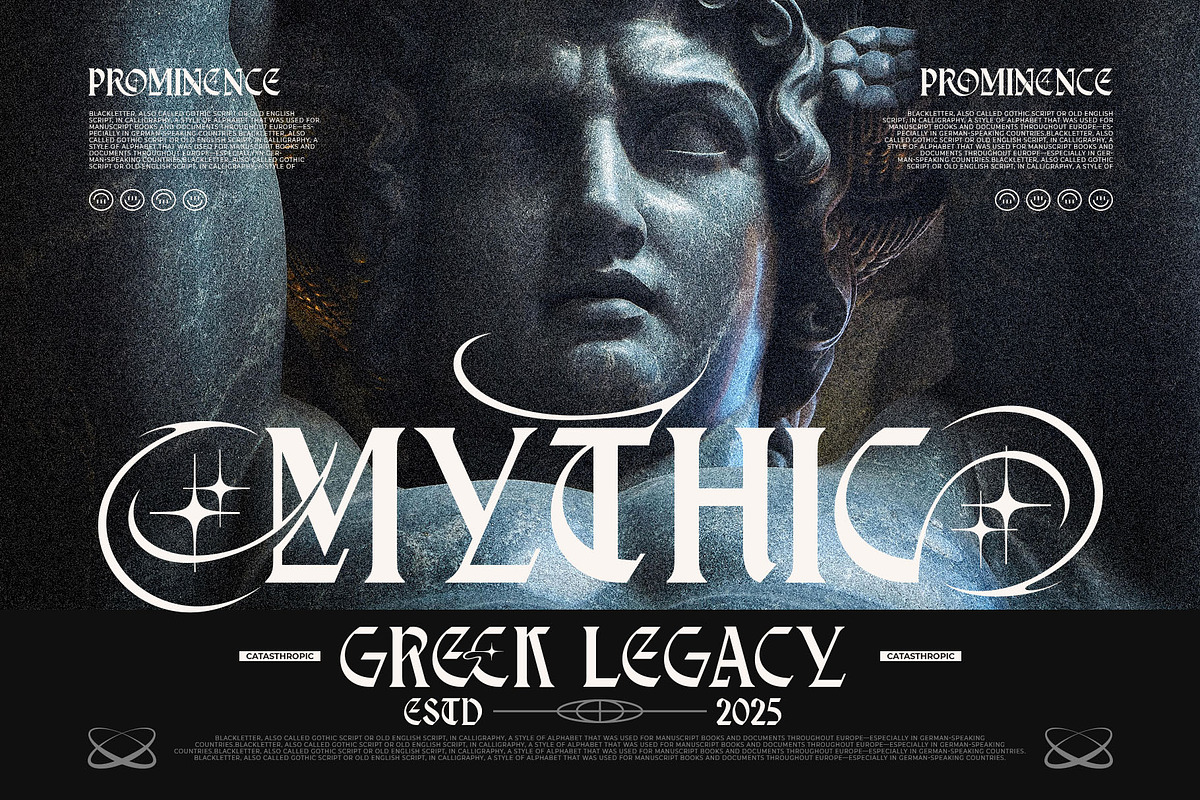 Doverise Typeface, a Blackletter Font by alit design (Photo 4 of 20)