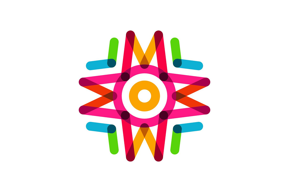 Abstract Letter M Colorful Logo, a Branding & Logo Template by Buqancreative