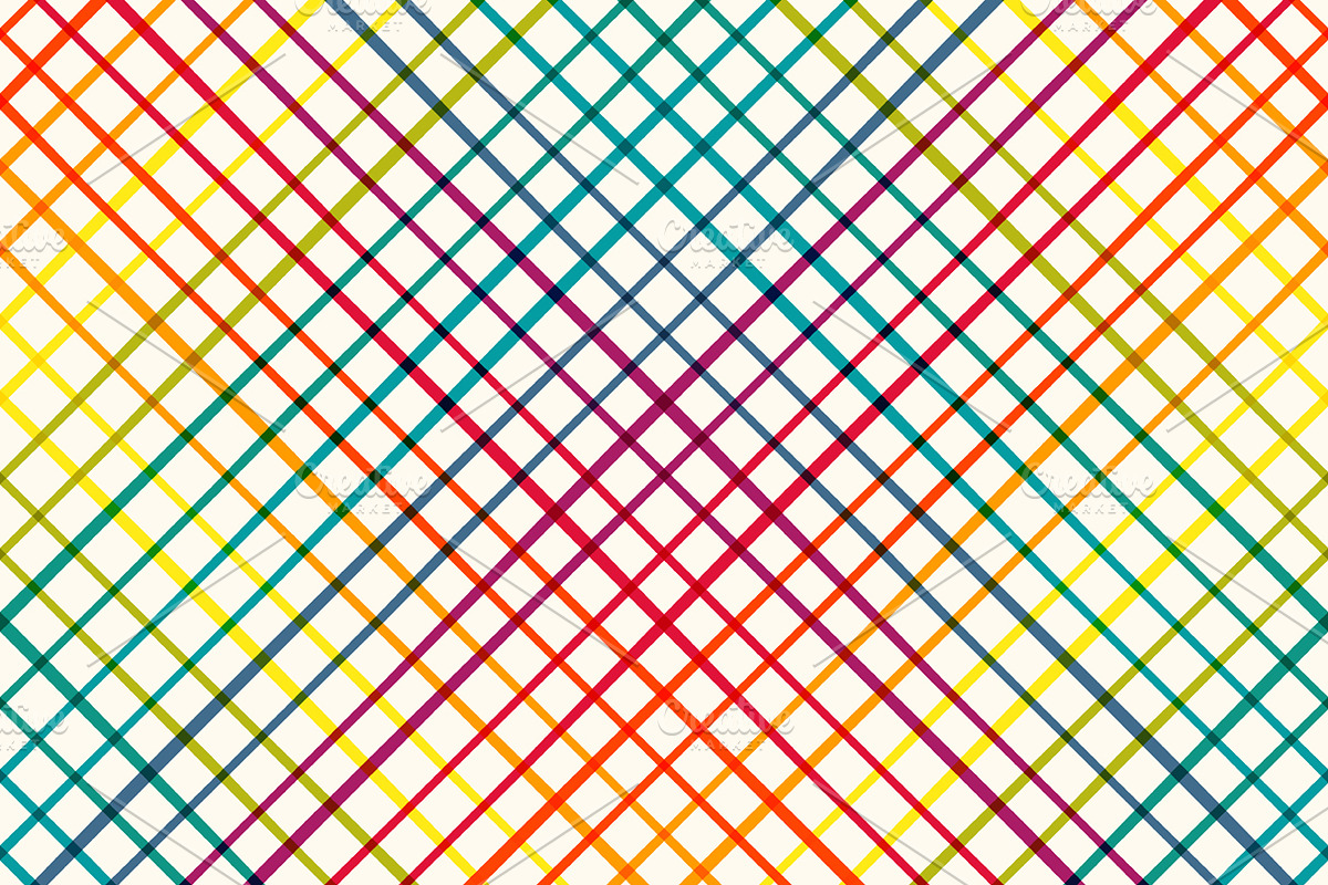 Rainbow geometric patterns, a Pattern Graphic by IreneArt illustrations (Photo 4 of 13)