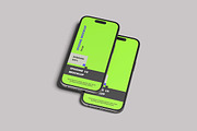 iPhone 16 Mockup, an iPhone Mockup by seramoe (Thumbnail 2 of 5)