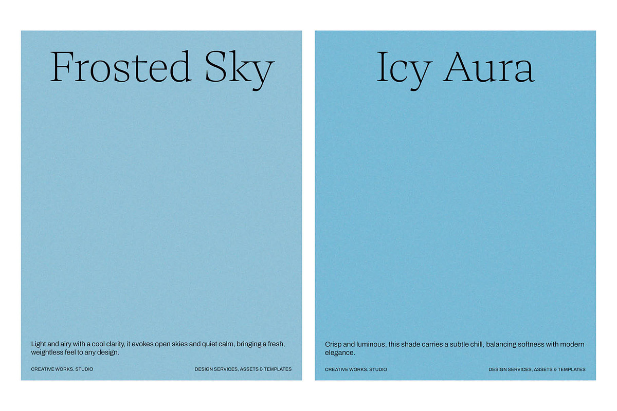 6 Blue Aura Grain Backgrounds, a Texture Graphic by CREATIVE WORKS. (Photo 2 of 5)