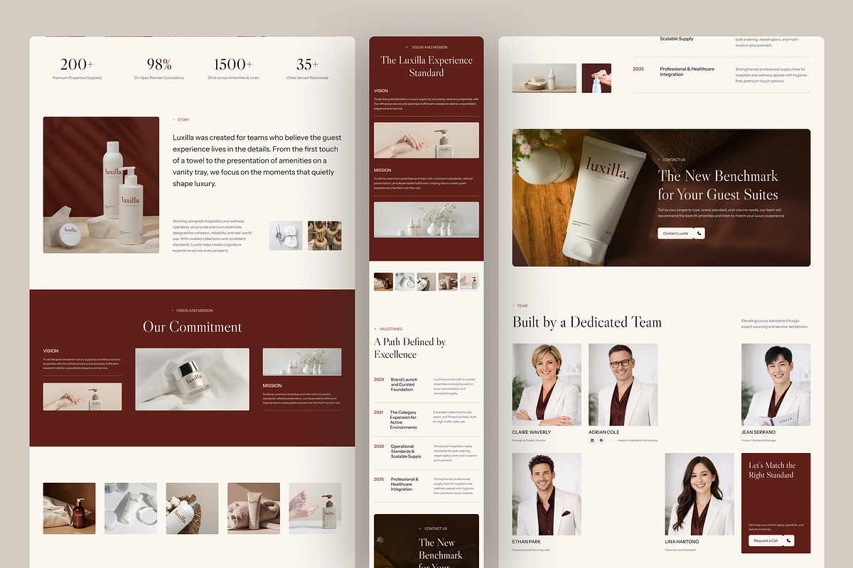 Hospitality E-Commerce Website UI, a Websites & App Template by peterdraw (Photo 3 of 7)