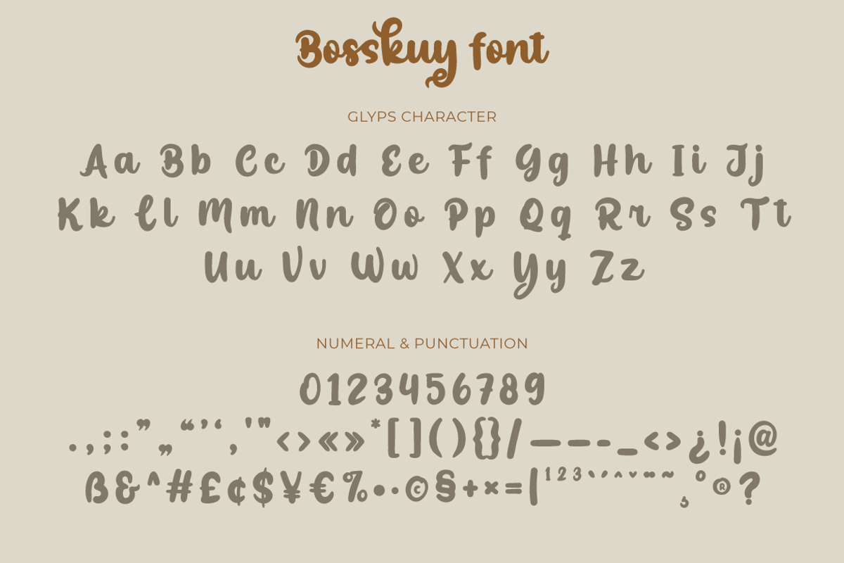 Bosskuy, a Script Font by twinstd (Photo 11 of 11)
