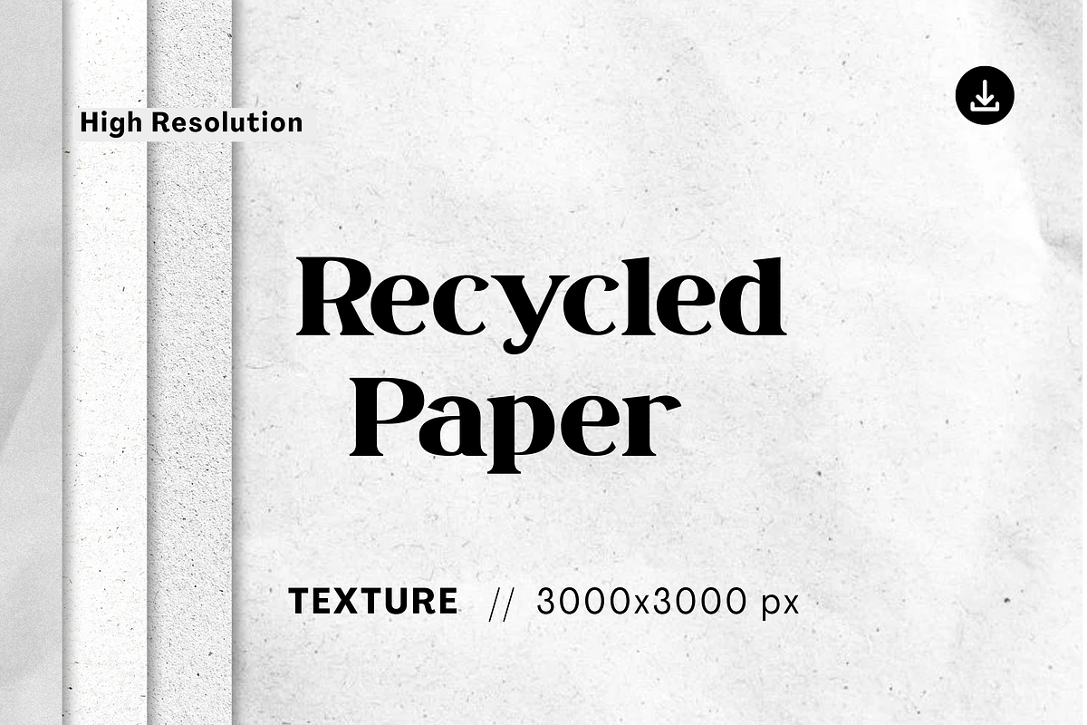 Recycled Paper Texture Bundle, a Texture Graphic by Wicked Creative (Photo 1 of 8)