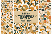 40 Retro Mid Century Shapes Pattern, a Pattern Graphic by adenpinkstore (Thumbnail 1 of 12)