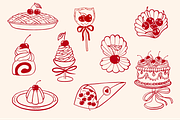 Whimsical Coquette Cherry Procreate, a Brushes & More by Veronika Gotovceva (Thumbnail 5 of 7)
