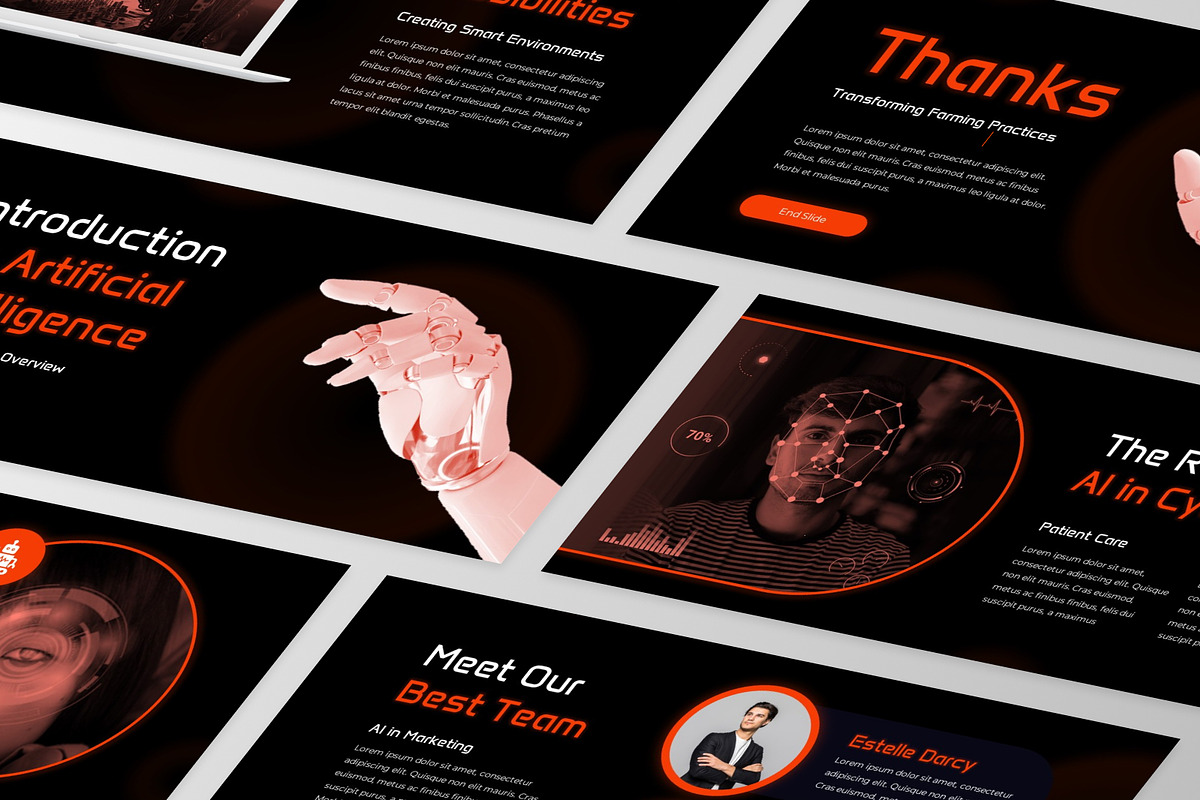 AlphaGo - Artificial Intellegence, a Presentation Template by GraphauseProject (Photo 6 of 6)