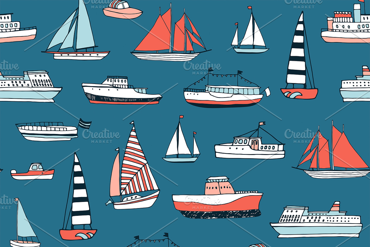 Water Transport, a Pattern Graphic by GooseFrol (Photo 10 of 10)