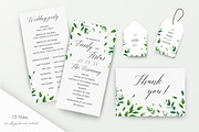 Wedding collection - Greenery, an Invitation Template by Alewiena (Thumbnail 3 of 4)