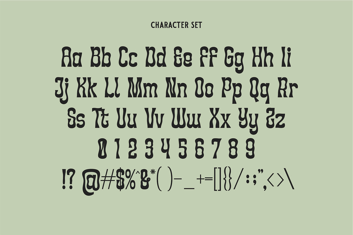 HEMPIST - Psychedelic Typeface, a Sans Serif Font by Havinkpen (Photo 7 of 8)