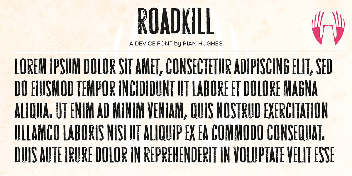 Roadkill, a Sans Serif Font by Device (Photo 10 of 12)