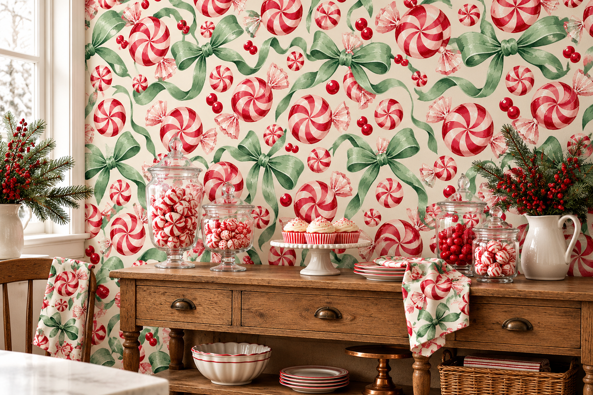 Peppermint Parlor Seamless Patterns, a Pattern Graphic by Colorsfav (Photo 3 of 7)