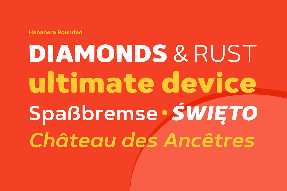 Habanera, a Sans Serif Font by Artegra (Photo 9 of 15)