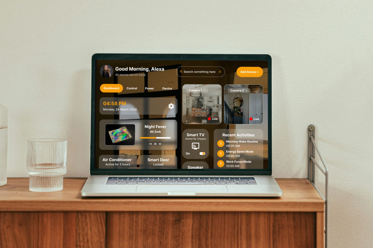 HomeNest — Smart Home Command UI, a Landing Page Template by productype1 (Photo 5 of 5)