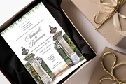 watercolor wedding venue card, an Invitation Template by Isbah_studio (Thumbnail 20 of 22)
