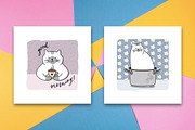 Illustrations with apathetic cat p.2, an Animal Illustration by Lyolya Profitrolya (Thumbnail 3 of 4)