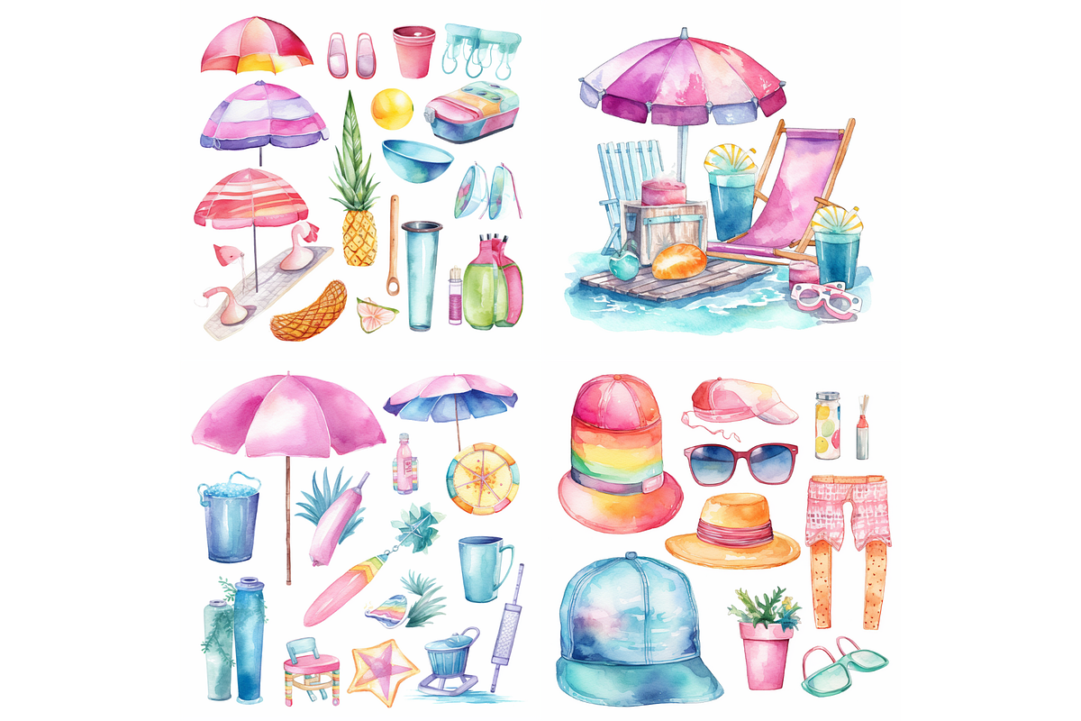 Midjourney Prompt For Pool Clip Art, an Object Graphic by Milano Creative (Photo 5 of 6)