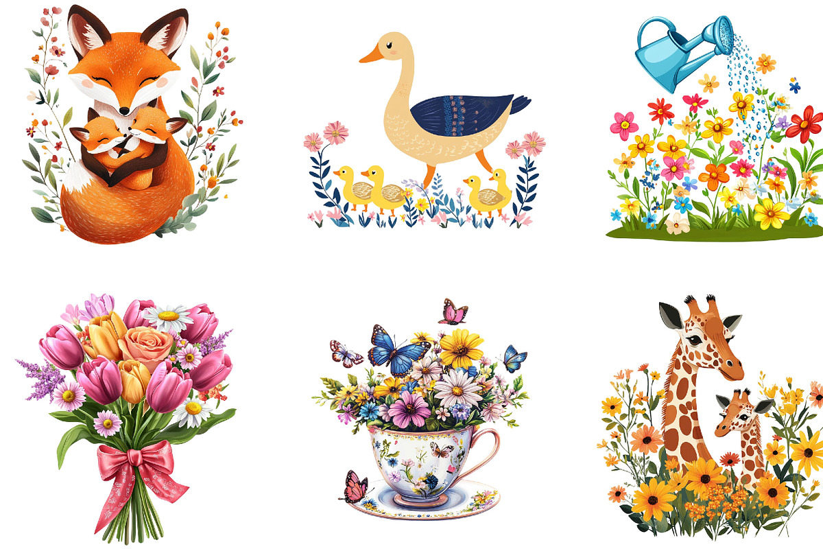 Happy Mother's Day Clipart, an Illustration by Designking (Photo 5 of 5)