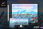 Procreate Brushes set : Painting, a Brush Add-On by Artmeesri (Thumbnail 4 of 6)