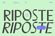 CS Riposte Disco, a Sans Serif Font by Craft Supply Co. (Thumbnail 1 of 8)