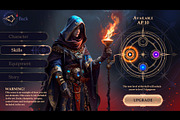 Dark Fantasy UI Set, an Object Illustration by Olga Ryzychenko (Thumbnail 10 of 10)