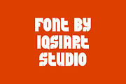 Toyseh Groovy - Heavy Font, a Sans Serif Font by Iqsiart Studio (Thumbnail 4 of 7)