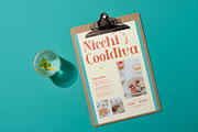 Creative Retro Restaurant Menu, a Stationery Template by Neermana (Thumbnail 1 of 4)