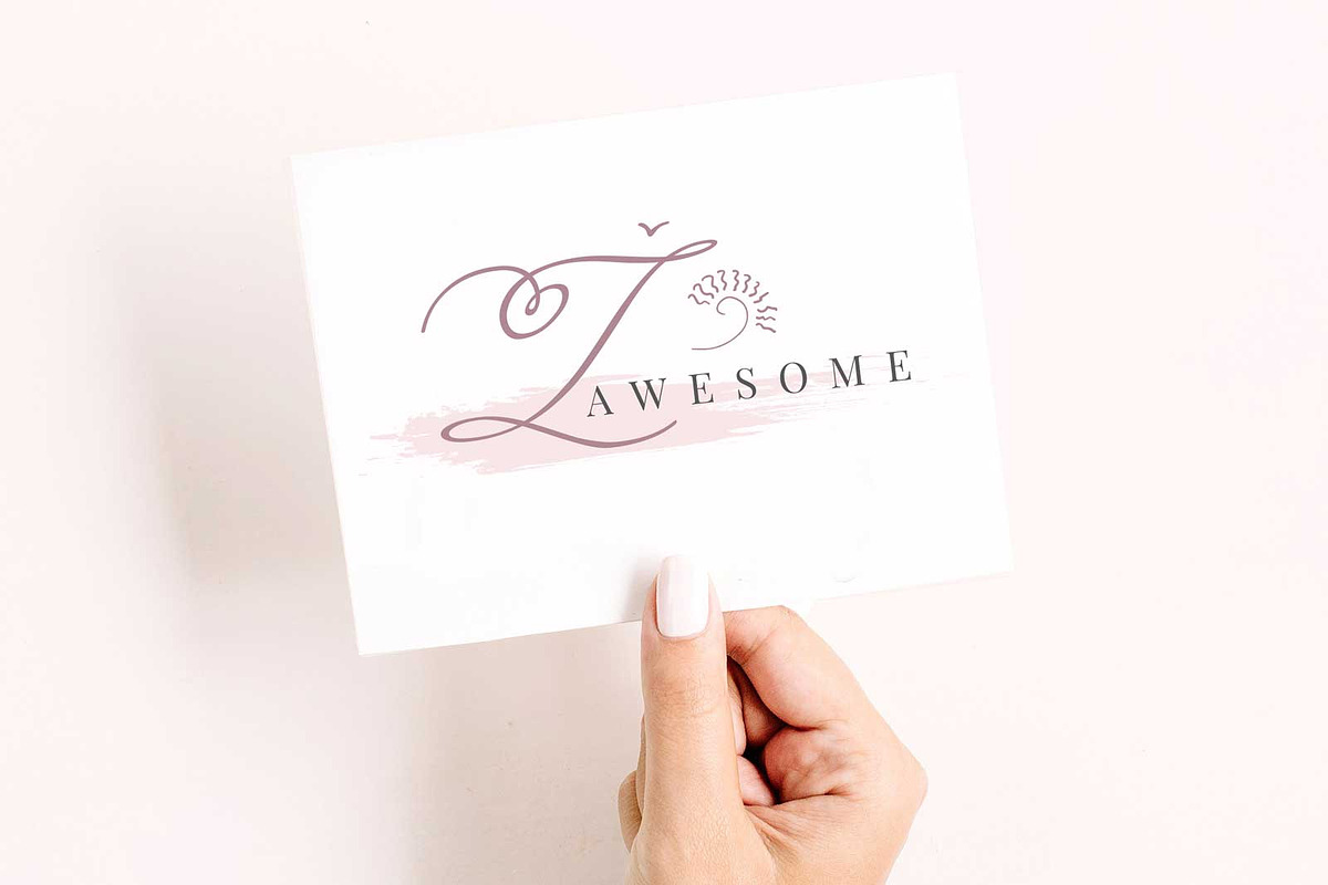Ladyholic Premade Logo Branding Pack, a Branding & Logo Template by joyologo (Photo 2 of 17)