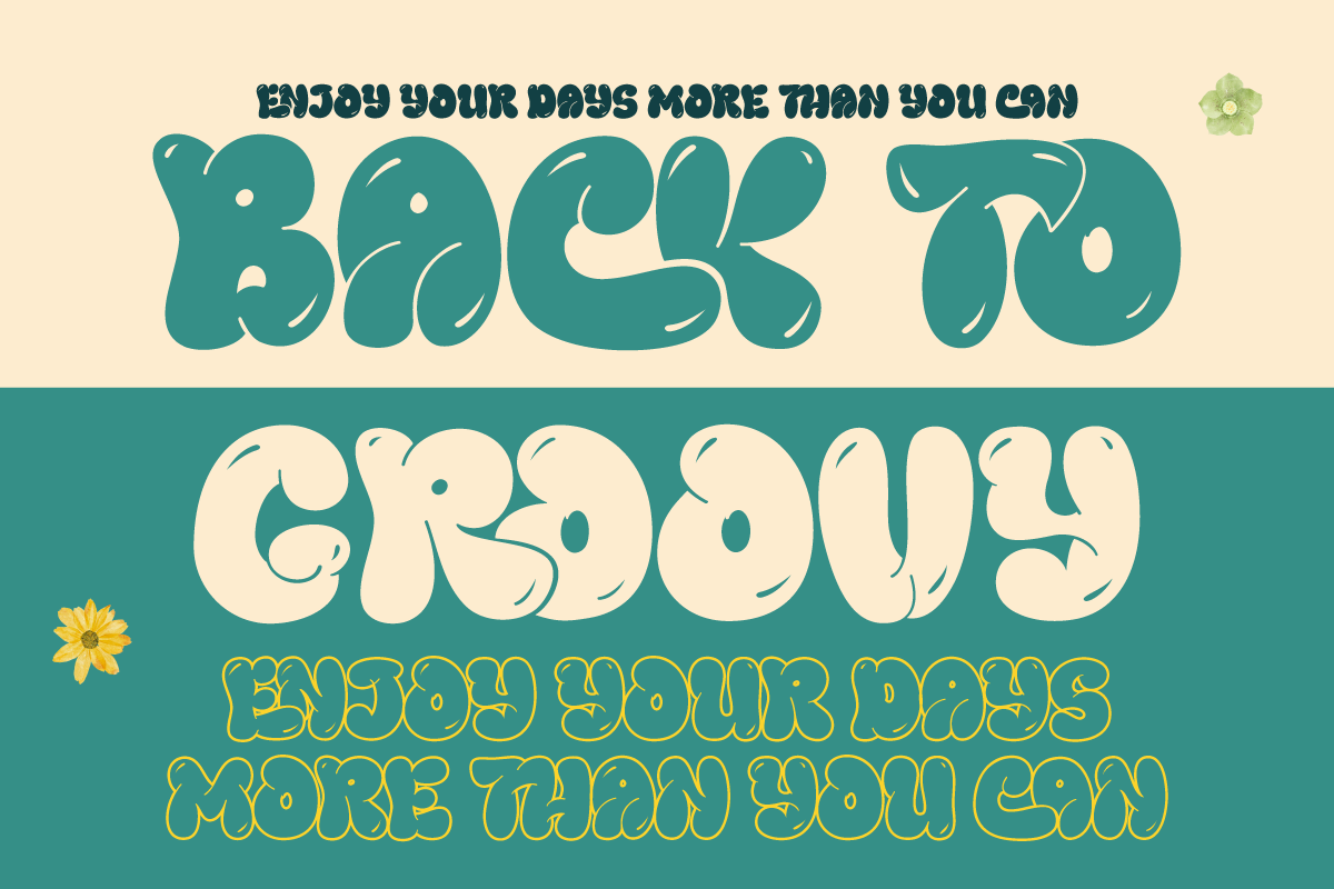 Thurof - Bubble Font, a Handwritten Font by twinstd (Photo 4 of 10)