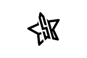 ESP Letter Logo – Star Shaped Design, a Branding & Logo Template by Advateik ™ (Thumbnail 4 of 4)
