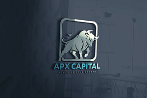 Bull & Finance Logo vector template, a Branding & Logo Template by Master Design