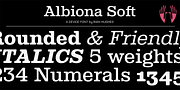 Albiona Soft, a Serif Font by Device (Thumbnail 5 of 5)