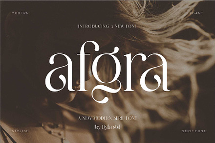 Afgra Modern Serif Typeface