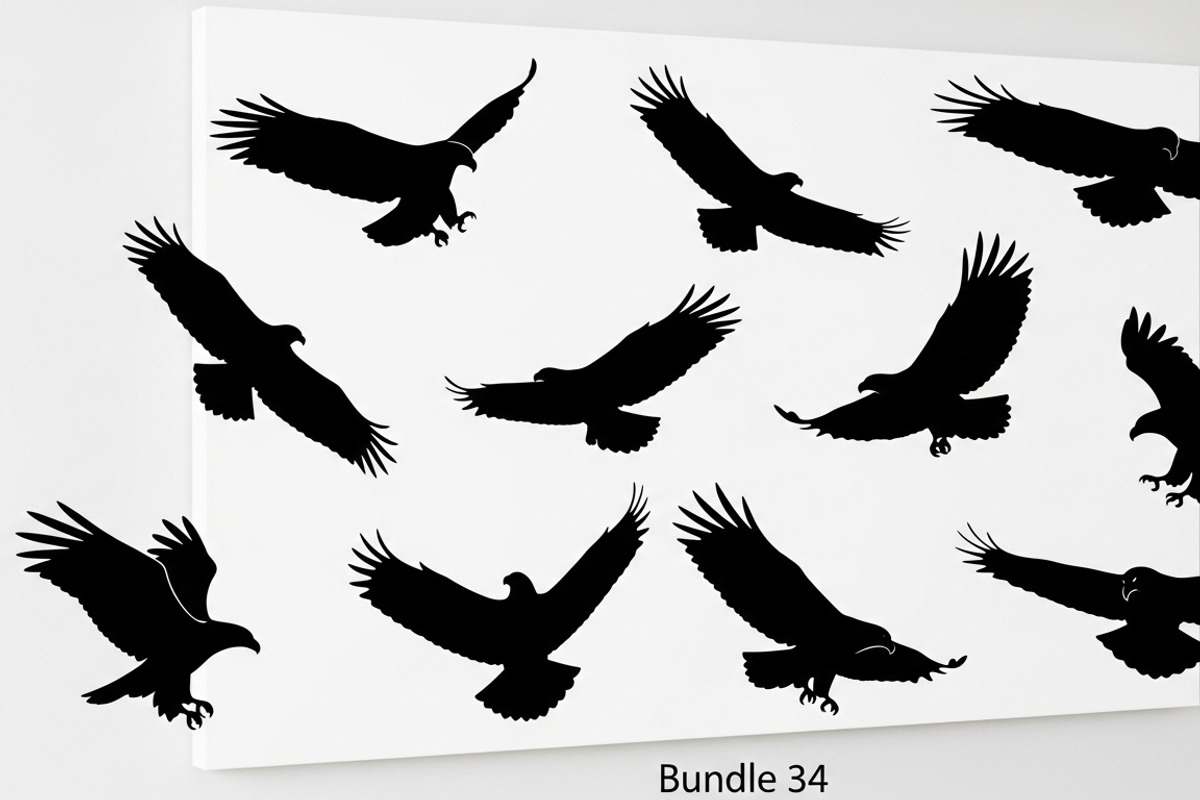 Powerful eagle flying wall art, an Illustration by Amazin_art (Photo 17 of 26)