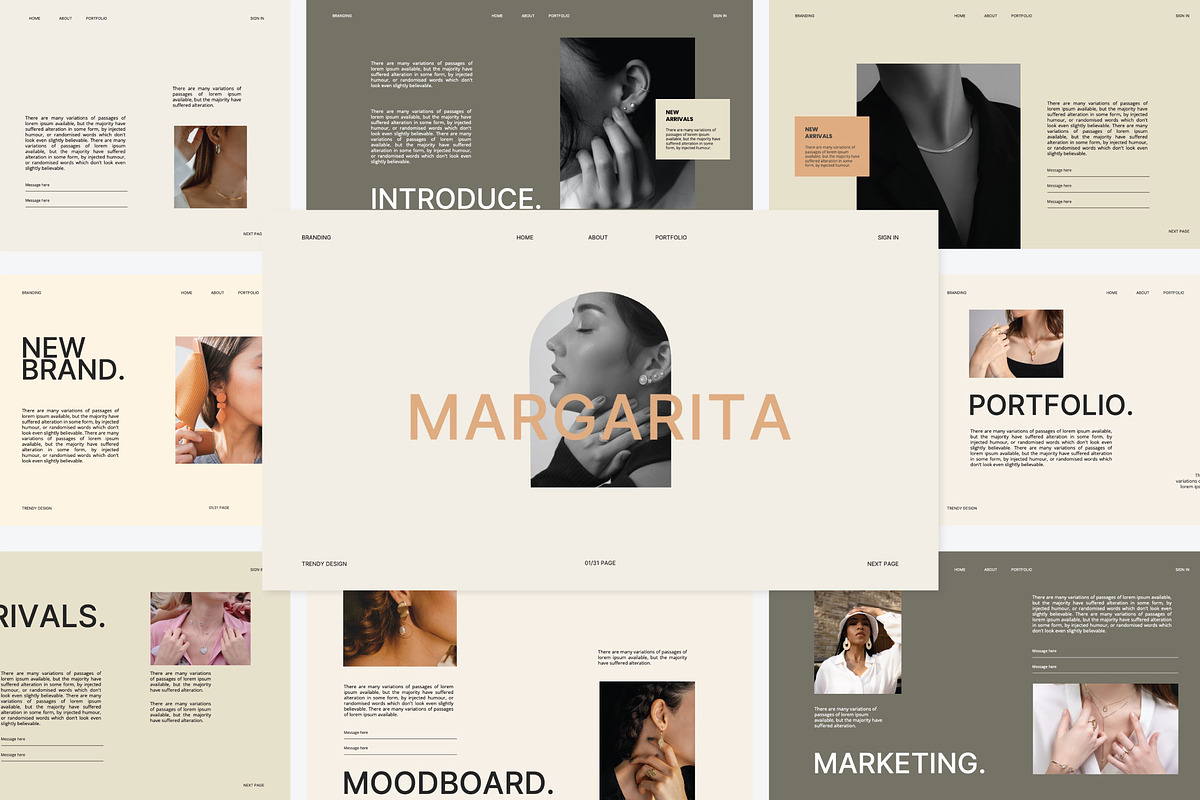 Margarita - Brand Presentation, a Presentation Template by prps.std (Photo 1 of 9)