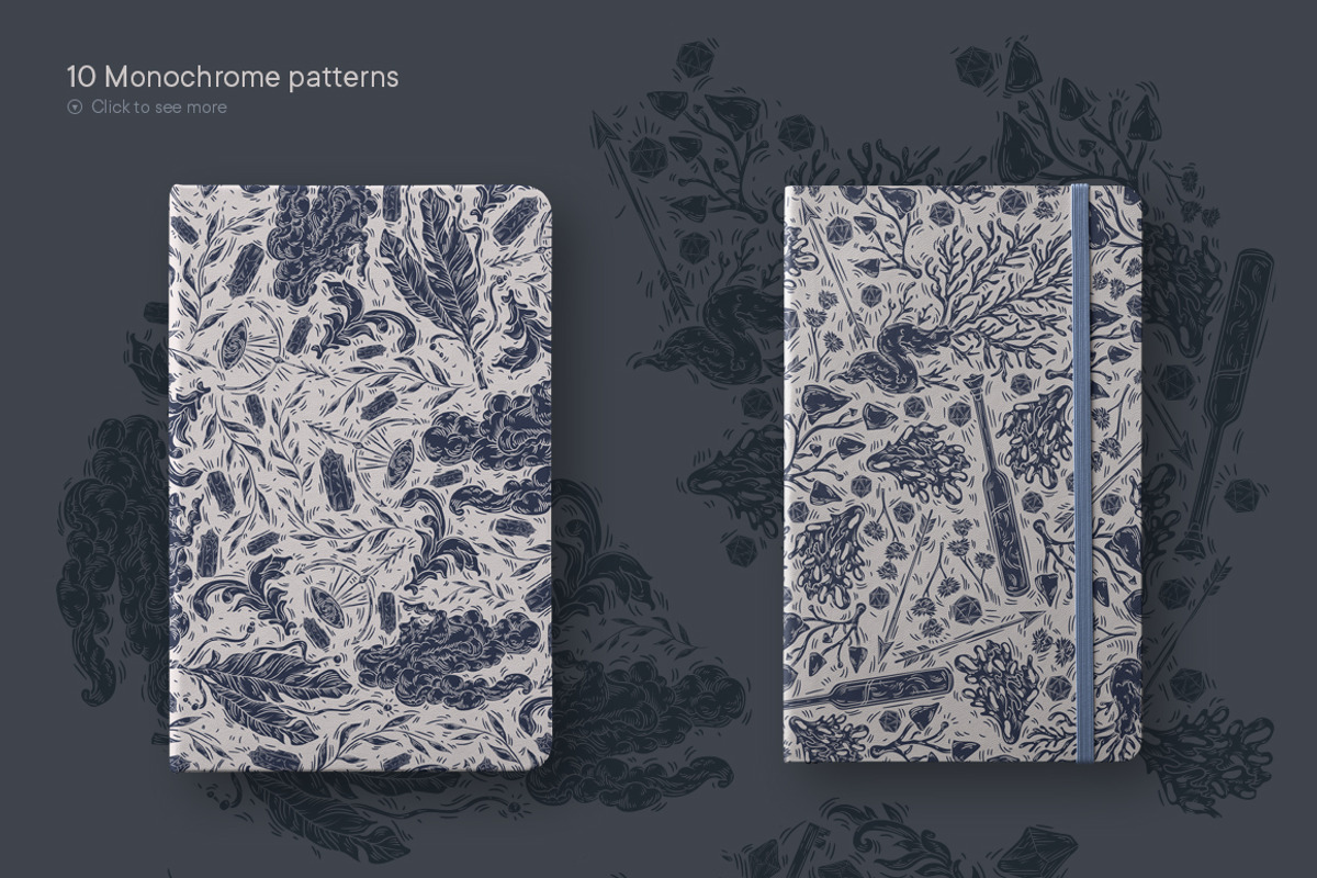 The Alchemical Mystery collection, a Pattern Graphic by Piñata (Photo 3 of 15)
