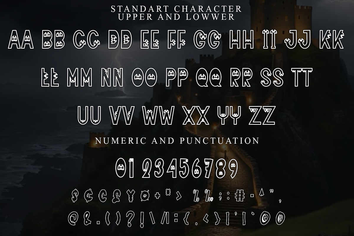 Vampire Halloween, a Script Font by FreshTypeINK (Photo 3 of 8)