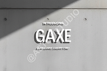 Gaxe - Elegant Modern Serif Typeface