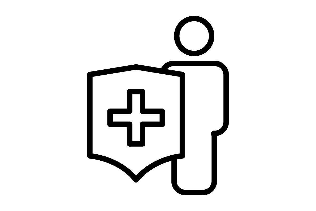 Insurance icon, an Outline Icon by Sumberpangan
