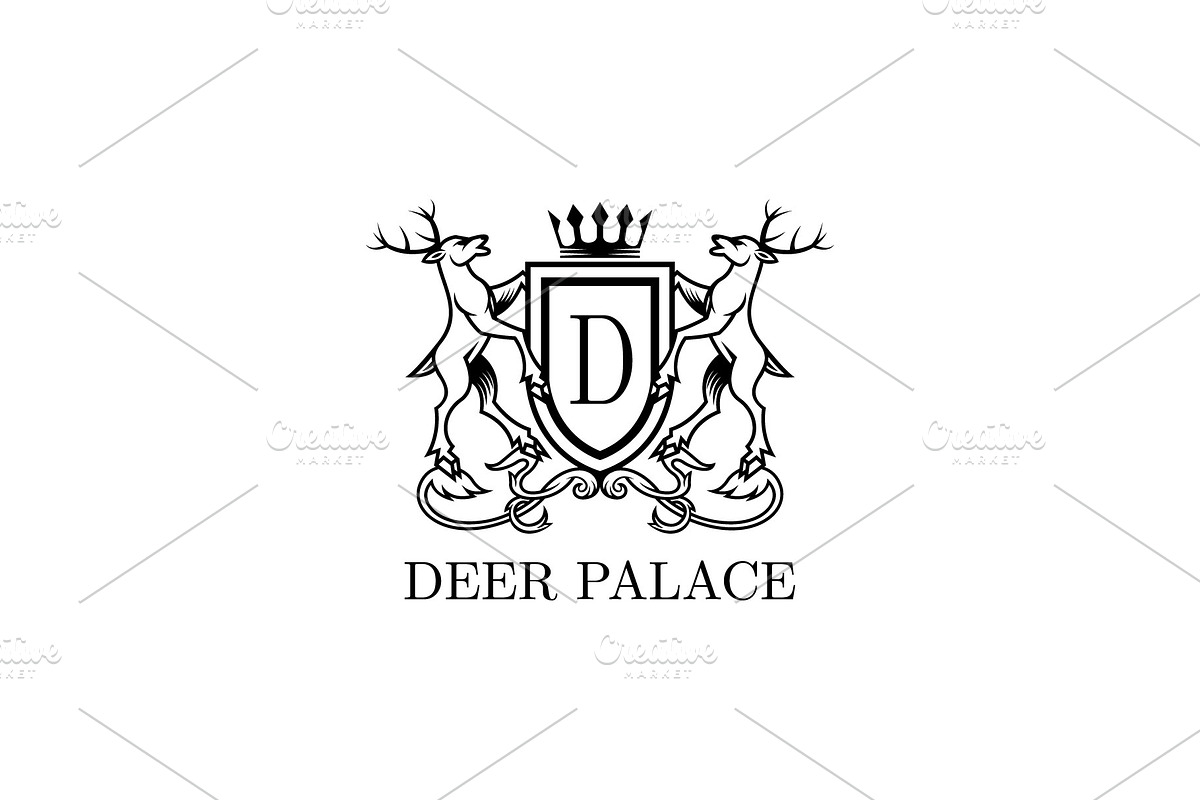 Deer Palace - Letter D Shield Logo, a Branding & Logo Template by ashenterprise (Photo 1 of 3)