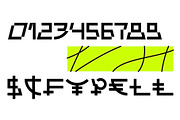 SK Fushimi — Experimental Tech Font, a Font by Shriftovik Type Foundry (Thumbnail 8 of 9)