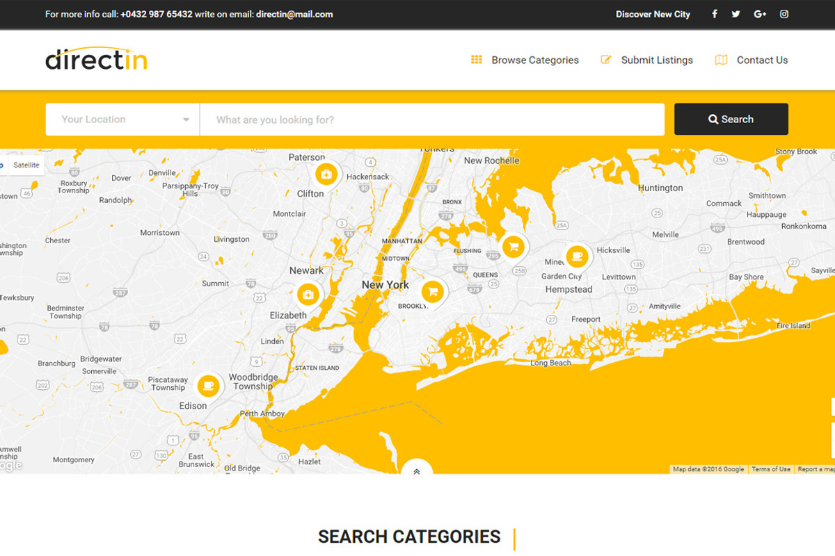 Template For Listing, Directory, Job, a Websites & App Template by oLanding (Photo 2 of 5)