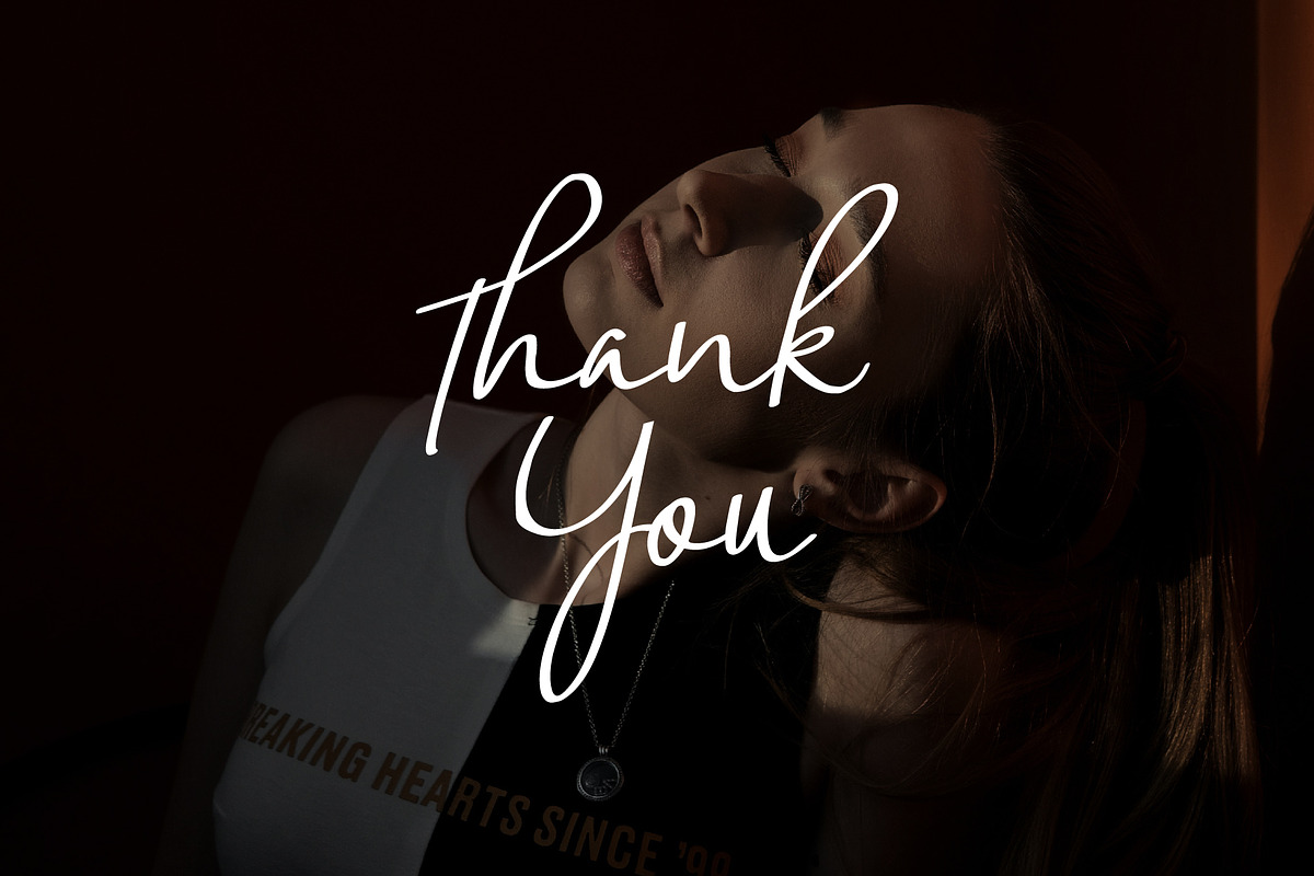Samantha Handwriten, a Script Font by Rocket Template (Photo 7 of 10)