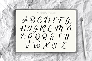 Procreate Calligraphy Brushes Bonus