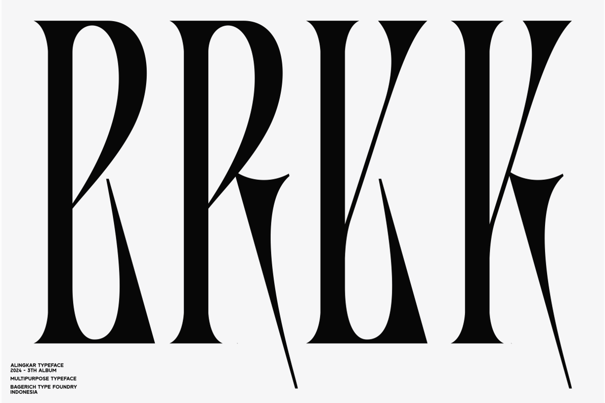 Alingkar, a Serif Font by Bagerich Type Foundry (Photo 12 of 16)